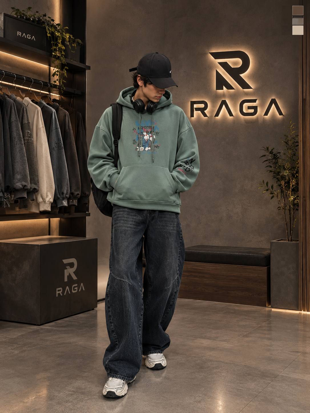 شلوار جین اسپرت zara